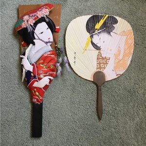 DECORATIVE JAPANESE GEISHA FANS